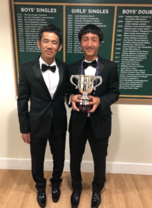 望月 慎太郎 選手 自己最高世界ジュニアランキング:1位 主な戦績:2019 Wimbledon Junior Singles 優勝